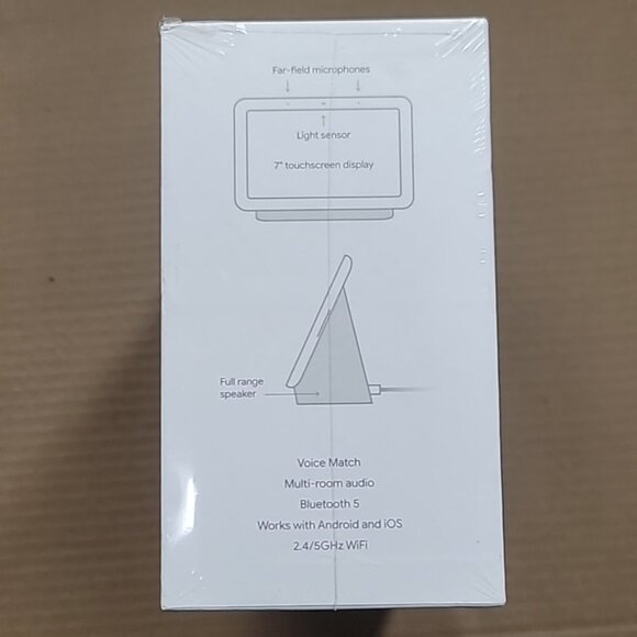 Google Nest Hub (GA00516-US) Smart Display with Google Assistant - Chalk - Picture 15 of 16